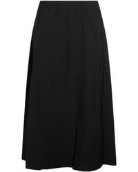 Brunello Cucinelli - A-Line Flared Hem Midi Skirt - Lyst