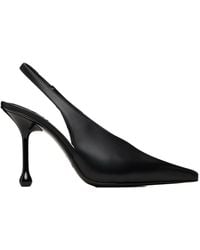 Jimmy Choo - Isa 95 Slingback Leather Heels - Lyst