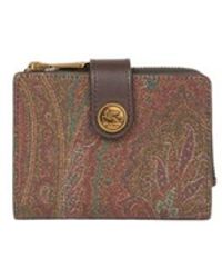 Etro - Arnica Pegaso-Detail Wallet - Lyst