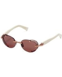 Balmain - Geometric Frame Sunglasses - Lyst