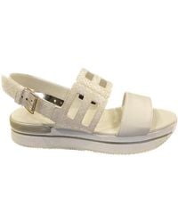 Hogan - Double-Strap Open-Toe Sandals - Lyst
