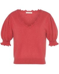 Ulla Johnson - Polline V-Neck Top - Lyst