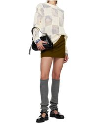 OPEN YY Boxer Shorts Camp Mini Skort in Black | Lyst