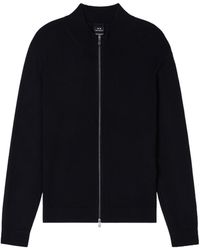 ARMANI EXCHANGE - Zip-Up Cardigan - Lyst