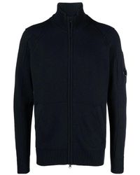 C.P. Company - Lens-Detailed Zip Up Cardigan - Lyst