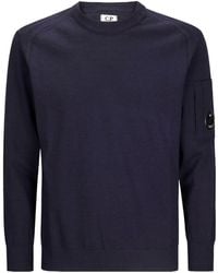 C.P. Company - Crewneck Knitted Jumper - Lyst