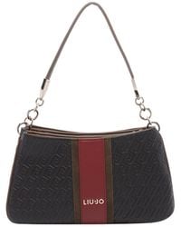 Liu Jo - Embossed Panel Shoulder Bag - Lyst