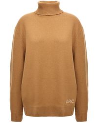 A.P.C. - Turtleneck Long-Sleeved Jumper - Lyst