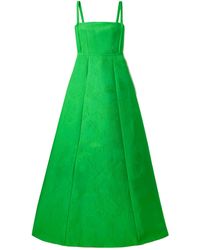 Emilia Wickstead - Pleated Cloqué Gown - Lyst