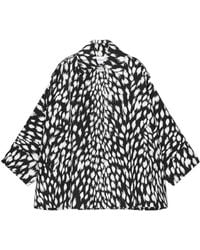 Givenchy - Cocoon Collared Short Coat - Lyst
