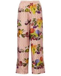 Eres - Silk Twill Wide-Leg Pants - Lyst