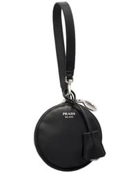 Prada - Re-Nylon And Leather Foldable Mini-Bag - Lyst