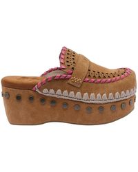 Mou - Slip-On Clog Mules - Lyst