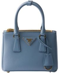 Prada - Galleria Mini Saffiano Leather Bag - Lyst