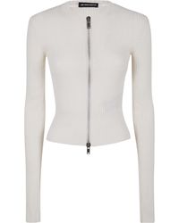 Ann Demeulemeester - Zip-Up Knit Top - Lyst