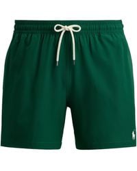 Polo Ralph Lauren - Logo-Embroidered Drawstring Swim Shorts - Lyst
