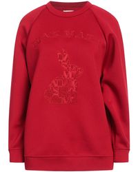 Max Mara - Solid Color Crew Neck Long Sleeve Sweatshirt - Lyst