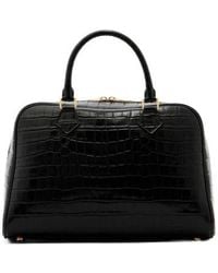 Nili Lotan - Jaclyn Croc-Effect Leather Bowling Bag - Lyst