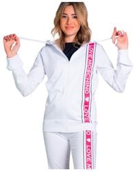 Moschino - Logo Printed Zipper Casual Jacket - Lyst