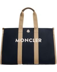 Moncler - Logo Canvas Tote Bag - Lyst