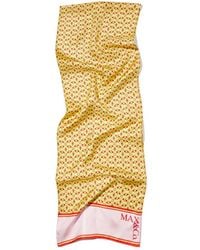 MAX&Co. - Printed Silk-Twill Scarf - Lyst