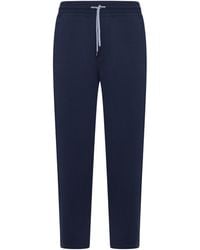 Brunello Cucinelli - Straight Leg Drawstring Pants - Lyst