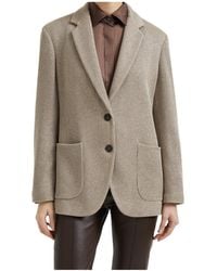 Brunello Cucinelli - Textured Single-Breasted Blazer - Lyst