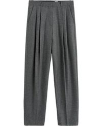 TOTEME - Totême Double-Pleated Tailored Trousers - Lyst