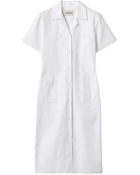 Miu Miu - Poplin Dress - Lyst