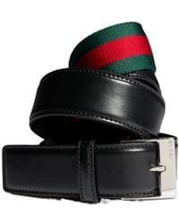Gucci - Belt With Squared Buckle - Lyst
