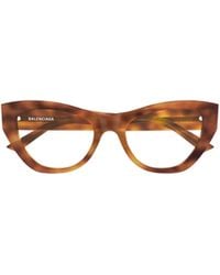 Balenciaga - Eyewear Cat-Eye Frame Glasses - Lyst