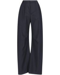 MM6 by Maison Margiela - Wide Leg Pants - Lyst