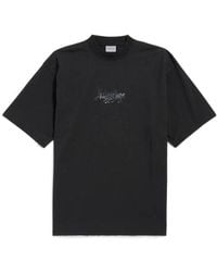 Balenciaga - Sketchy Medium Fit T-Shirt - Lyst