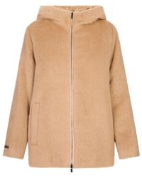 Peserico - Hooded Zipped Jacket - Lyst