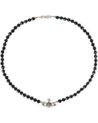 Vivienne Westwood - Messaline Orb Choker Necklace - Lyst