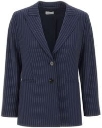 Marella - Striped Blazer - Lyst