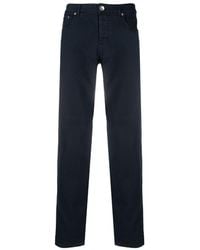 Brunello Cucinelli - Logo Patch Straight Leg Jeans - Lyst
