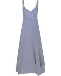 Ralph Lauren - Lauren Striped Cross-Back Dress - Lyst