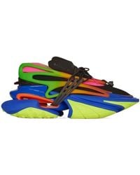 Balmain - Neoprene And Leather Unicorn Low-Top Sneakers - Lyst
