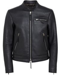 Tom Ford - Leather Biker Jacket - Lyst