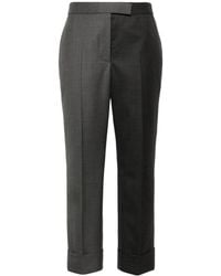 Thom Browne - Colour-Block Tapered-Leg Trousers - Lyst