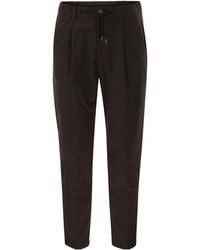 Herno - Technical Fabric Drawstring Trousers - Lyst