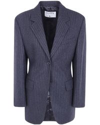 Filippa K - Pinstripe Wool Blazer - Lyst