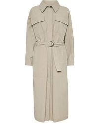 Brunello Cucinelli - Nylon Trench Coat - Lyst