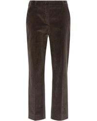 Weekend by Maxmara - Marruca Slim Fit Velvet Pants - Lyst