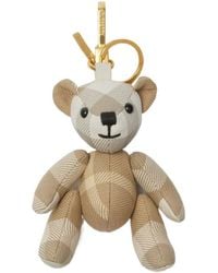 Burberry - Thomas Bear Checked Charm - Lyst