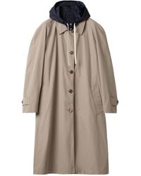 Miu Miu - Reversible Single-Breasted Panama Cotton And Technical Pongé Coat - Lyst
