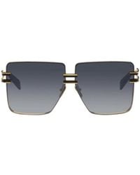 Balmain - Logo Sunglasses - Lyst