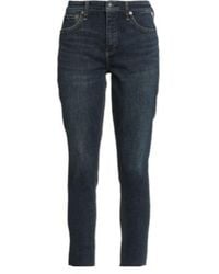 Rag & Bone - Mid-Waist Stretch Jeans - Lyst