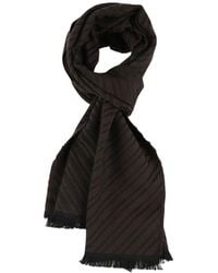 Emporio Armani - Herringbone Scarf - Lyst